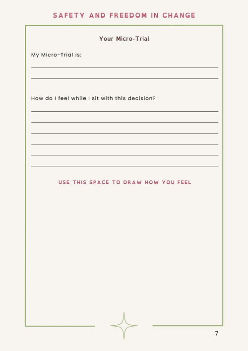 Safety & Freedom in Change